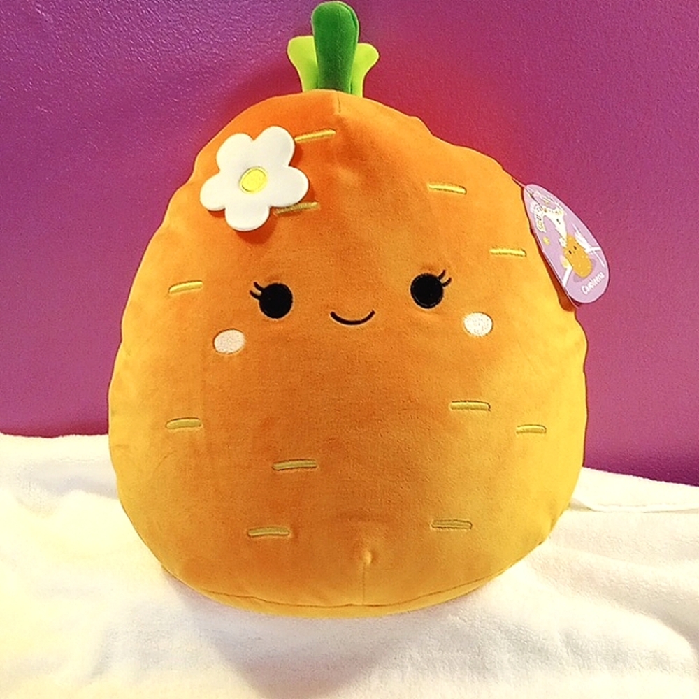 12" Caroleena The Carrot Squishmallow Plush